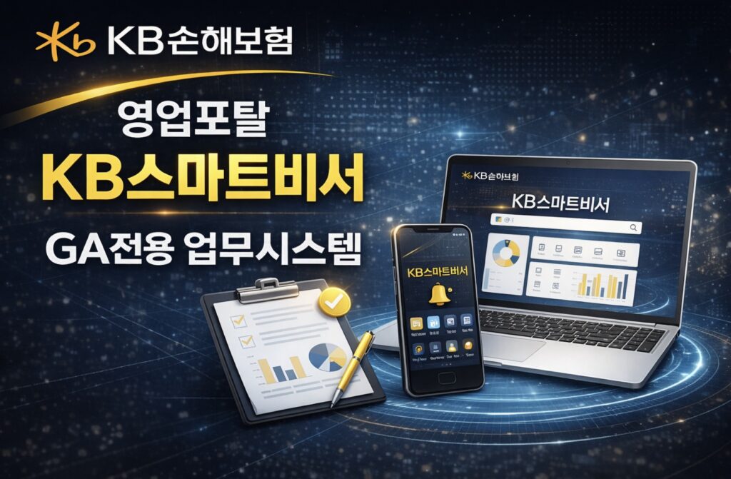 KB손해보험 영업포탈 GA전용업무시스템 (sales.kbinsure.co.kr)